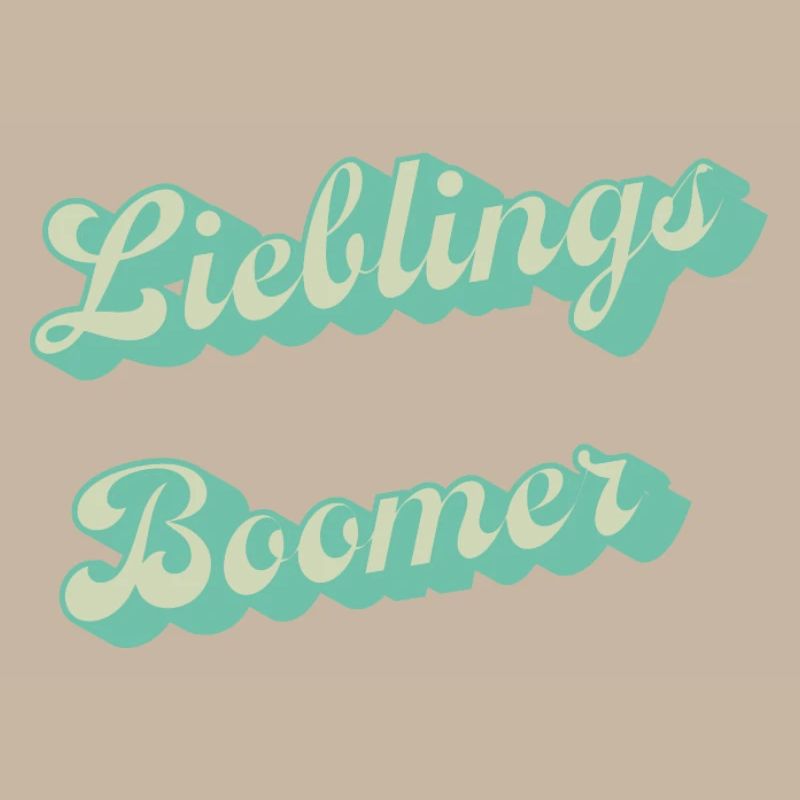 Lieblings Boomer Retro Script