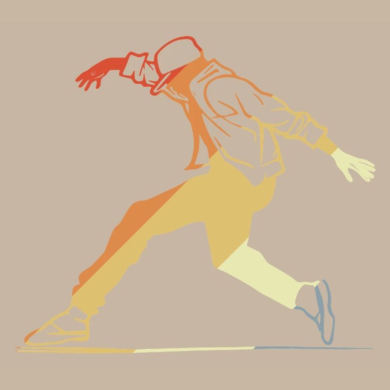 Retro Breakdancing