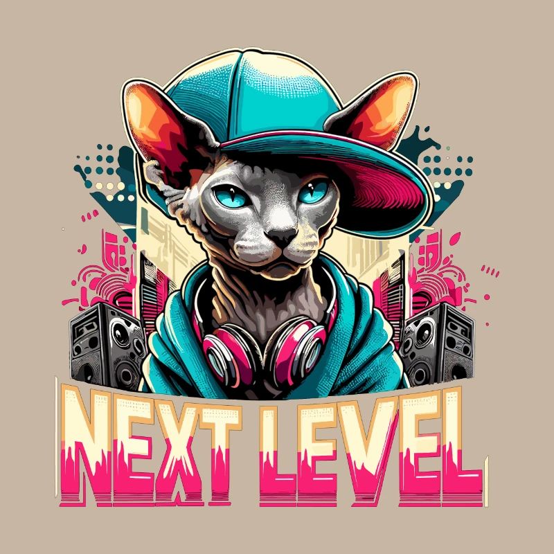 Cornish Rex Next Level Gangster Chat Cadeau