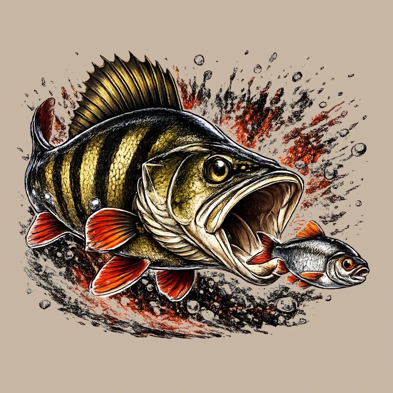 Explosive Perch Predator Fishing Design