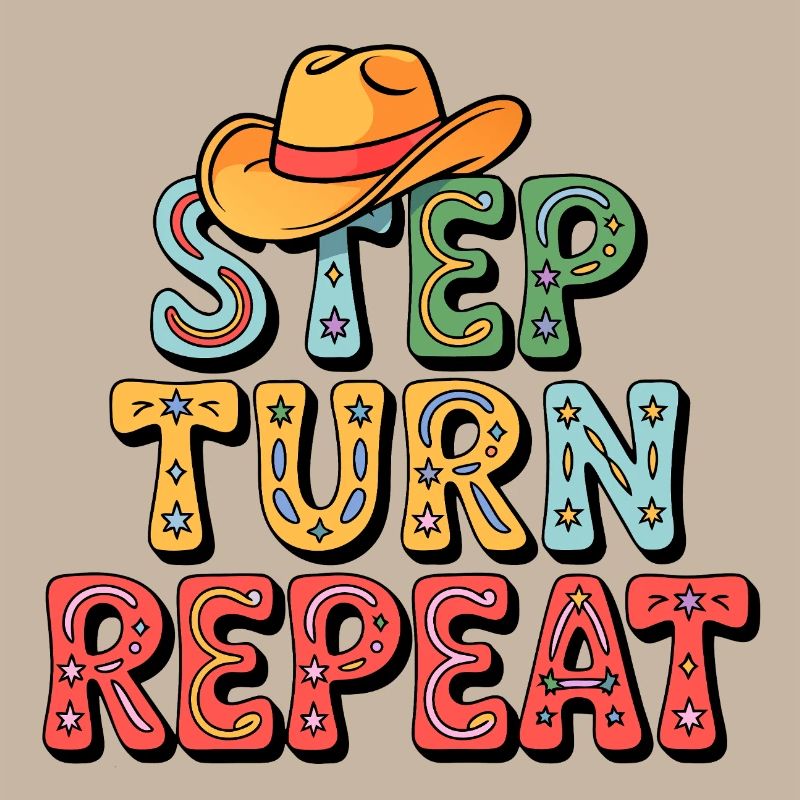 Line Dance Step Turn Repeat