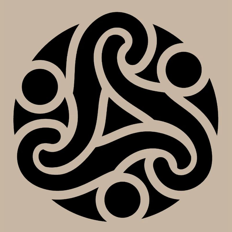 Symbole celtique de protection (noir)