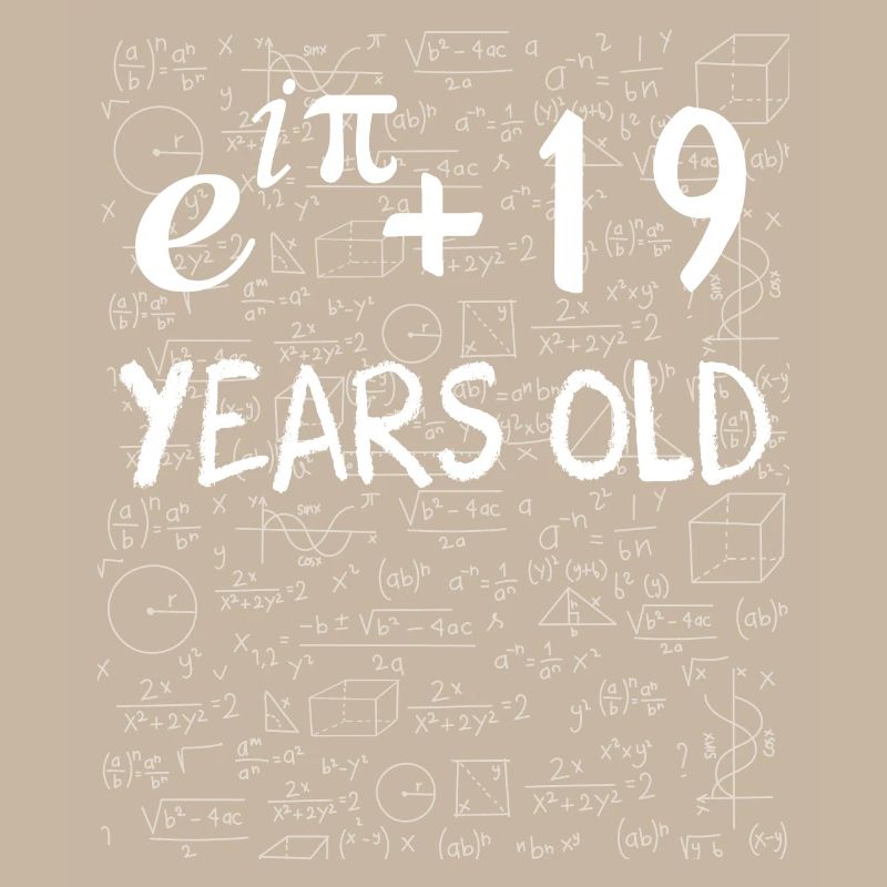 18e anniversaire 18 ans Euler Identité cadeau math