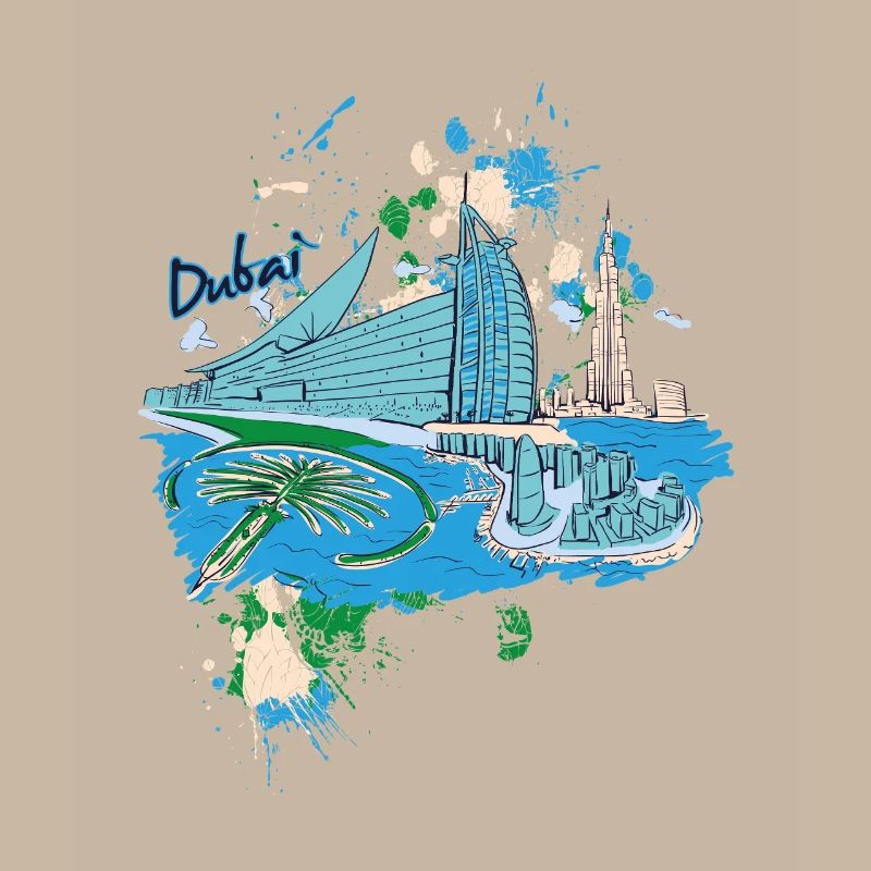 Dubai Skyline – Moderne Superlative am Meer