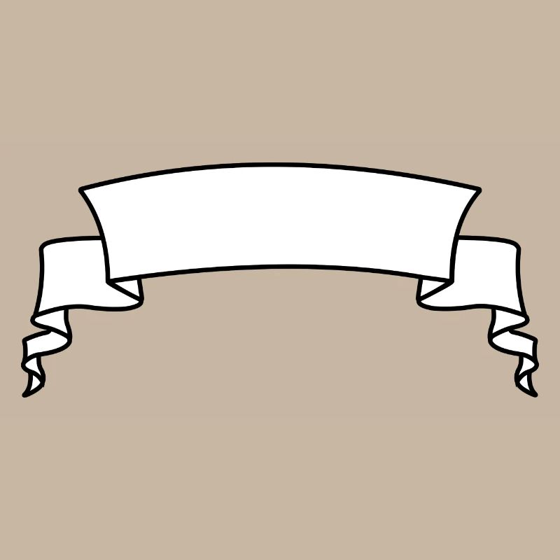 Bannière de texte blanche