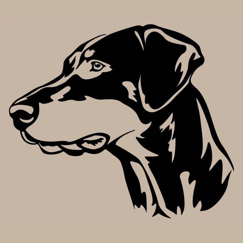 Dobermann Kopf