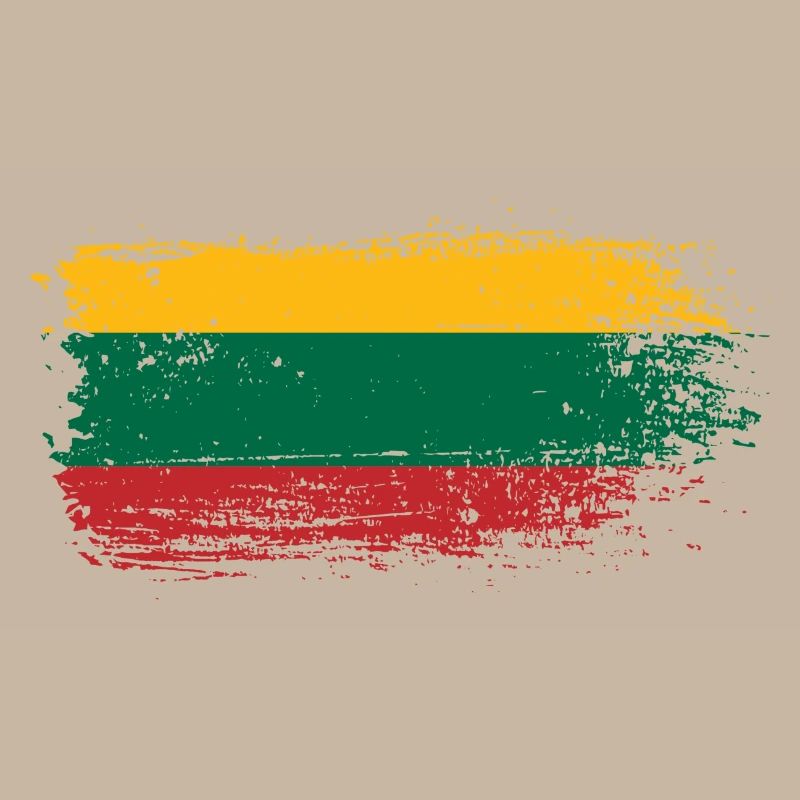 Drapeau Jaune Vert Rouge Pinceau