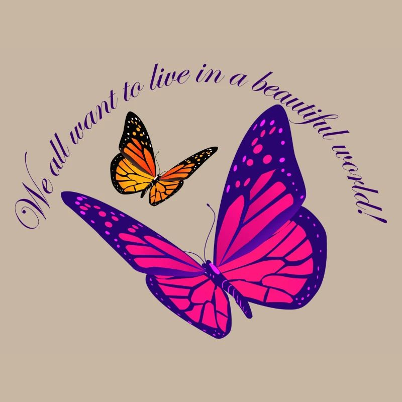 Neon Butterfly Magic