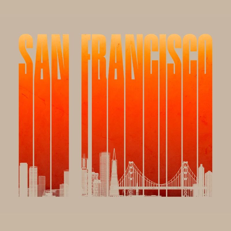 San Francisco Skyline Gradient