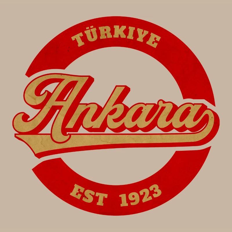 Ankara Vintage Logo Est 1923