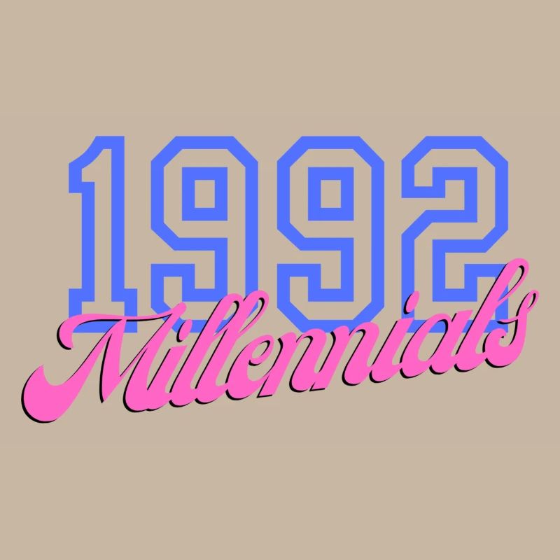 Rétro 1992 Millennial Numérique Design
