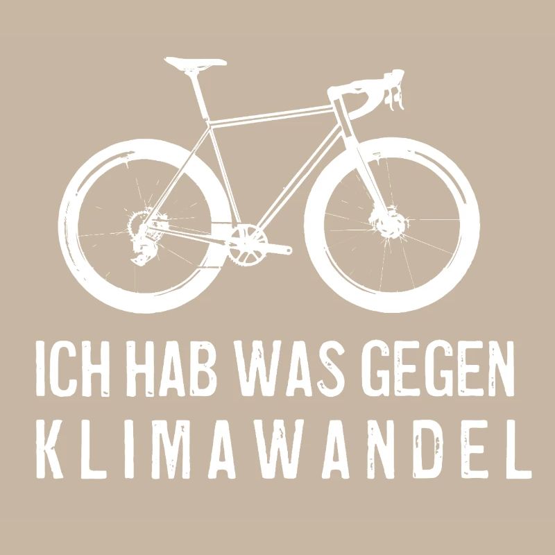 Bicycle statement against climate change