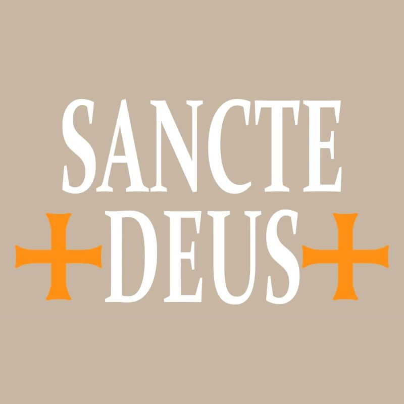 Croix Sancte Deus Conception Religieuse