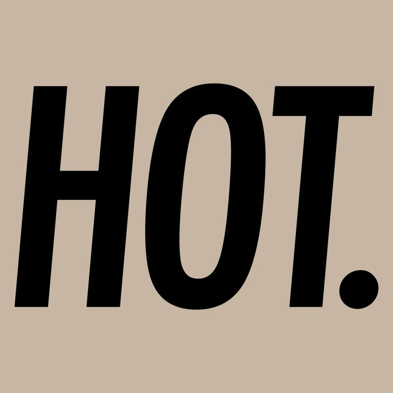 CHAUD. – Typographie audacieuse