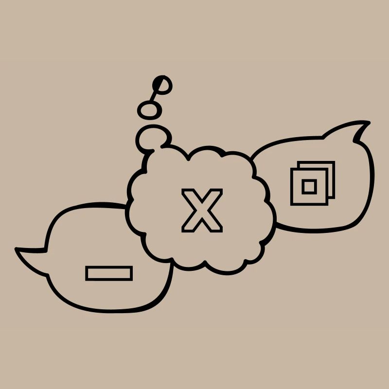 Computer speech bubbles