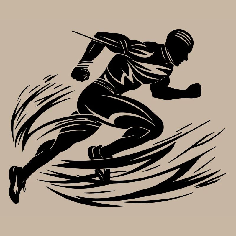 Sprinter in Motion