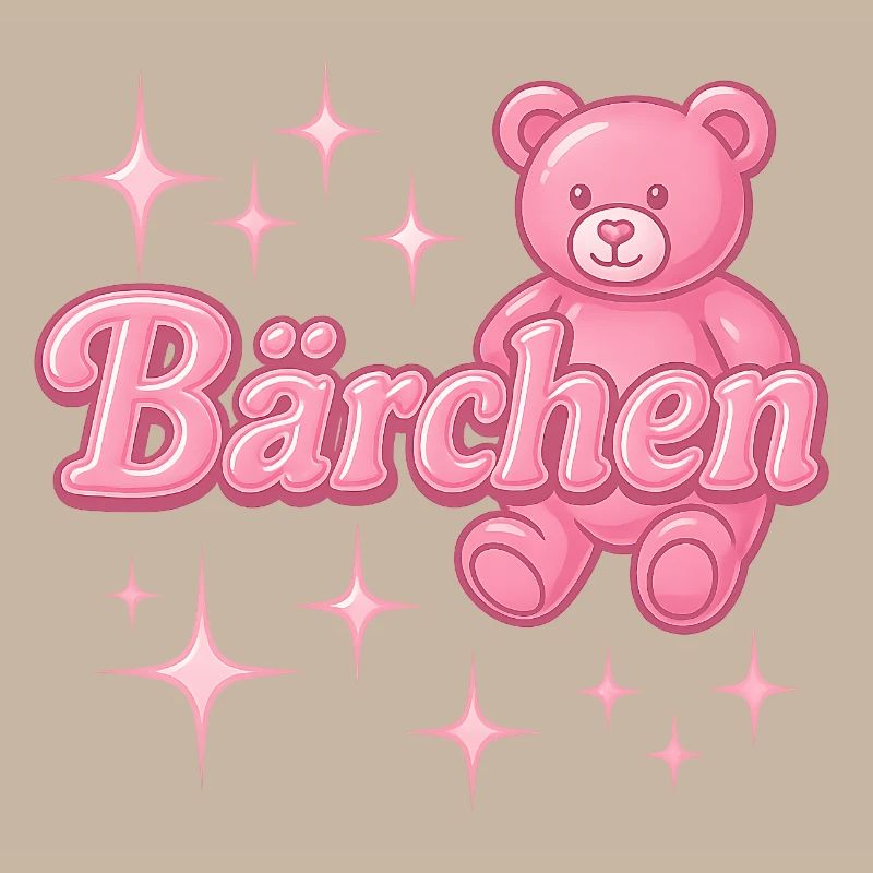 bärchen / y2k spitzname statement design