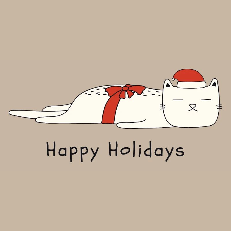 Drôle de chat Noël