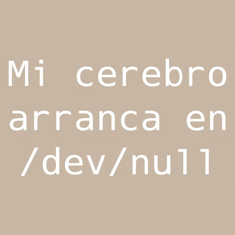 Mon cerveau commence dans /dev /null