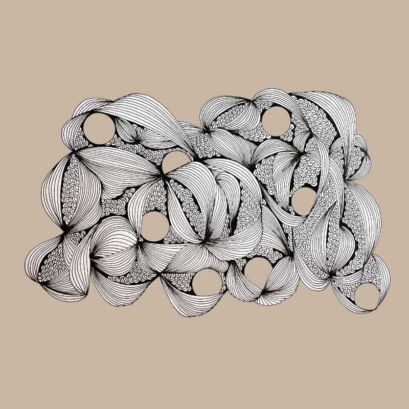Lined Leaf Weave Pattern