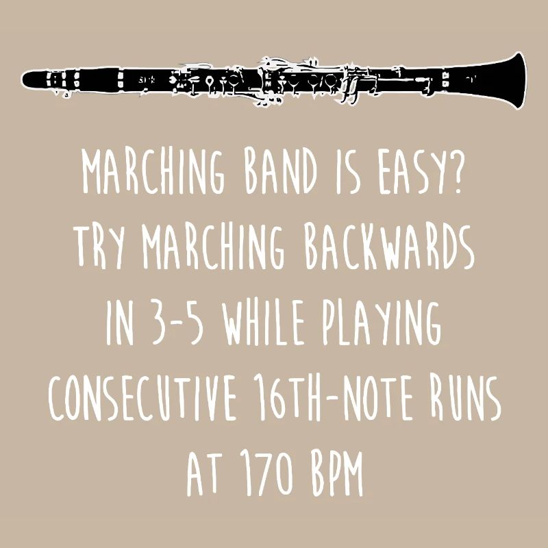Backward Cadence Marching Tee