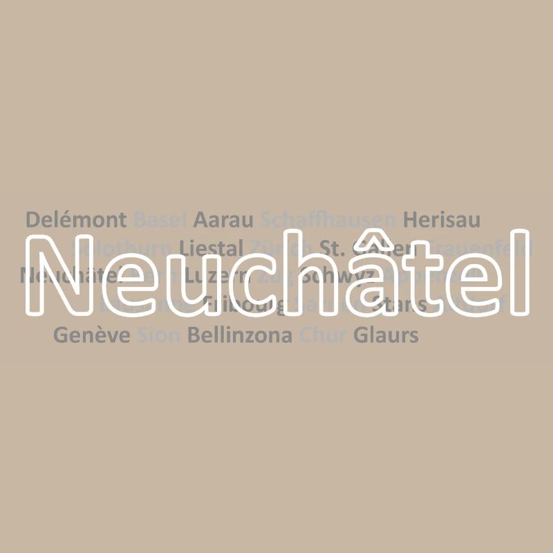 Schweizer Städte Neuchatel