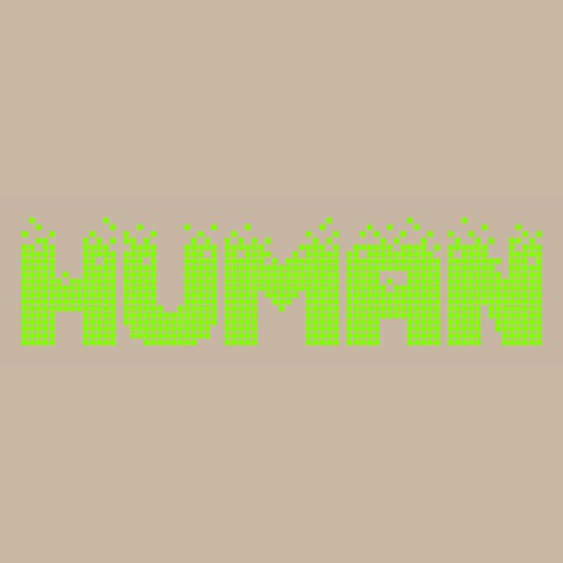 HUMAN Neon Pixel Glitch