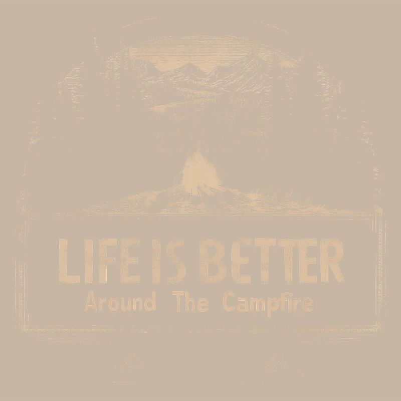 Camping Spruch Life Is Better Around The Campfire 