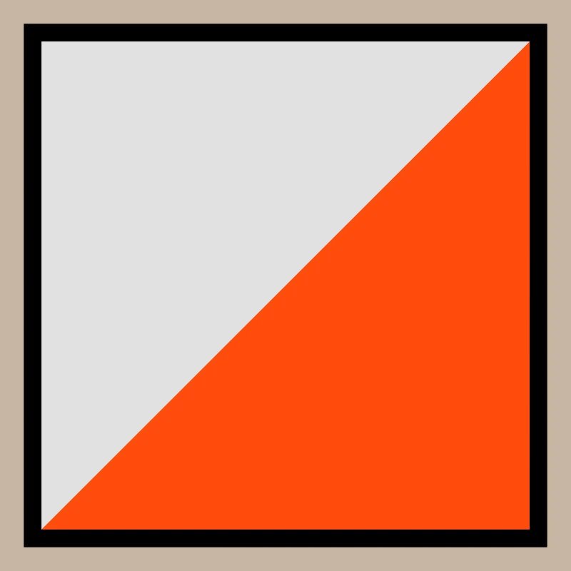 écran d'orientation