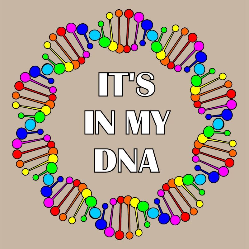 C’est mon ADN arc-en-ciel avec du texte