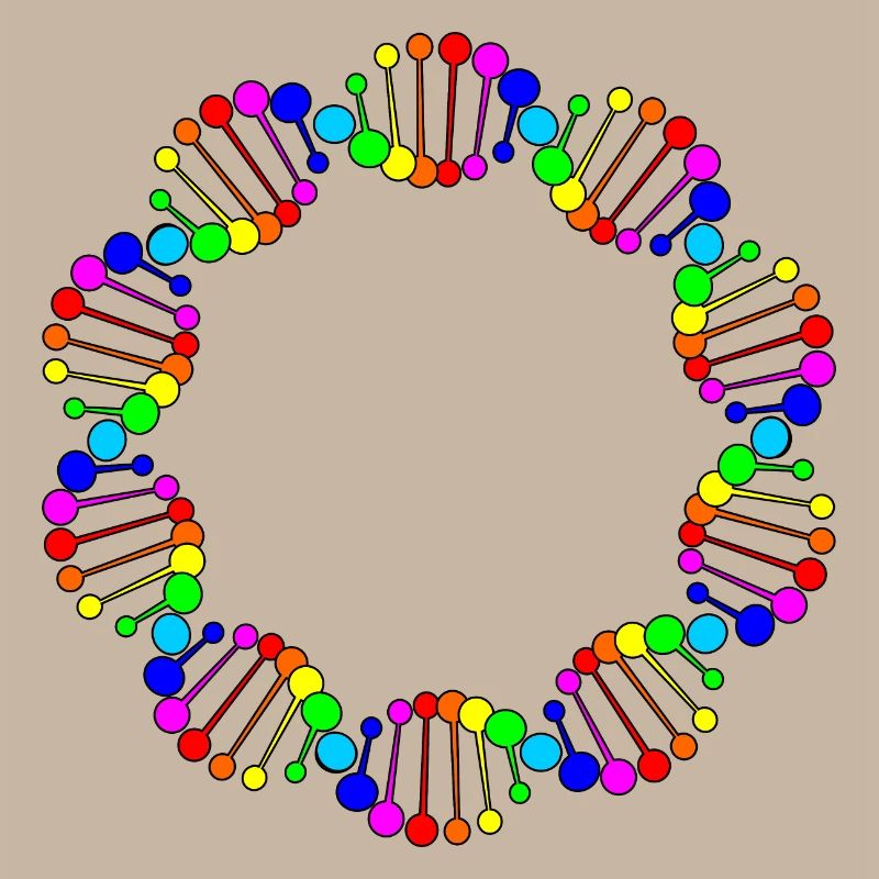 DNA Regenbogen-DNA