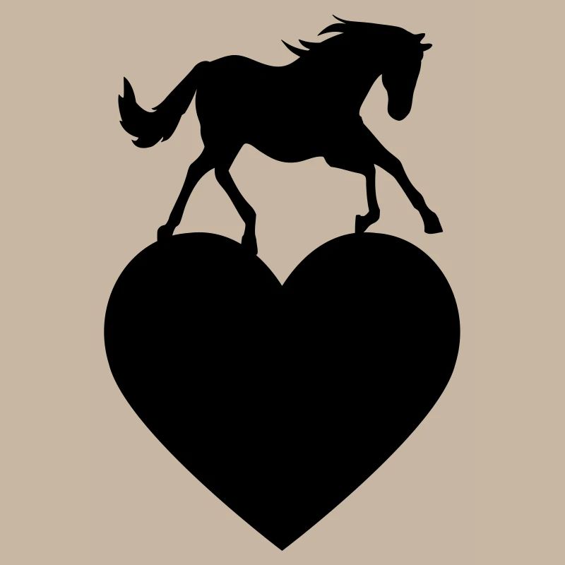 Pferd mit Herz