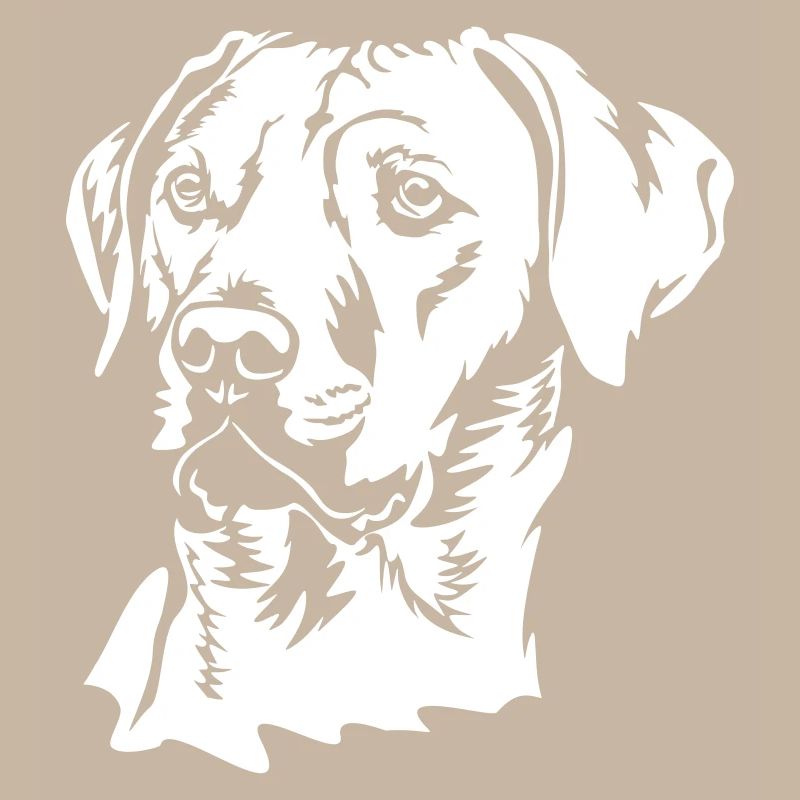 Rhodesian Ridgeback head "Black Edition"