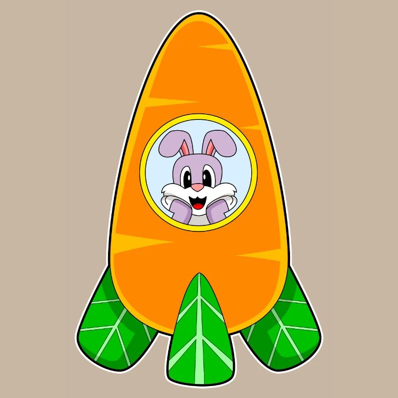 Rabbit Spaceship Space