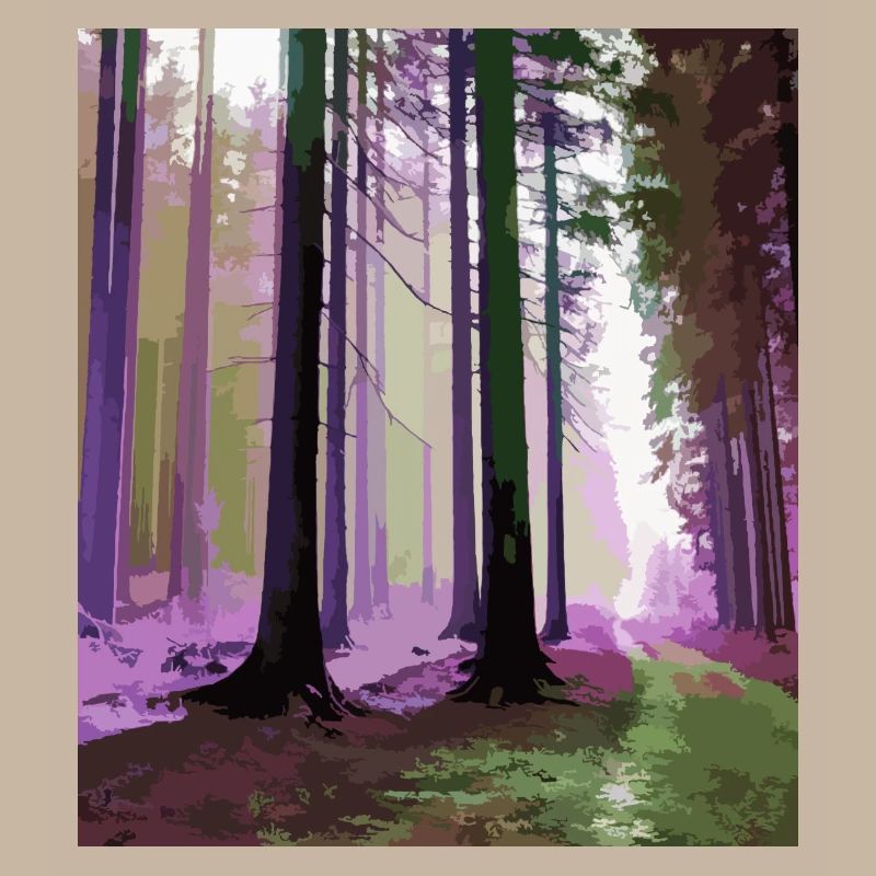 Forêt de nuages hantée