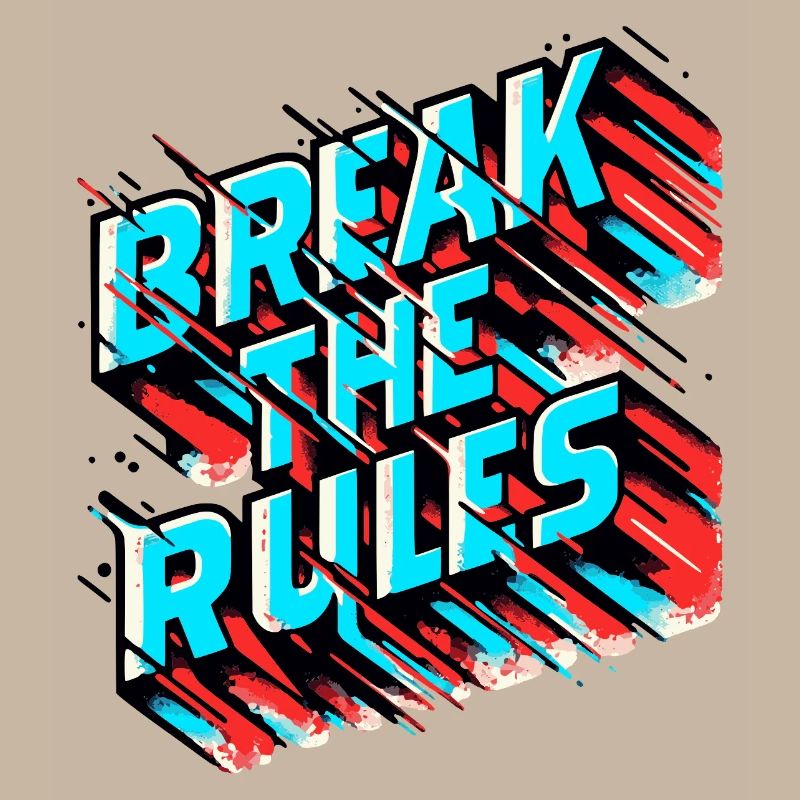 Break the Rules – Glitch Effect