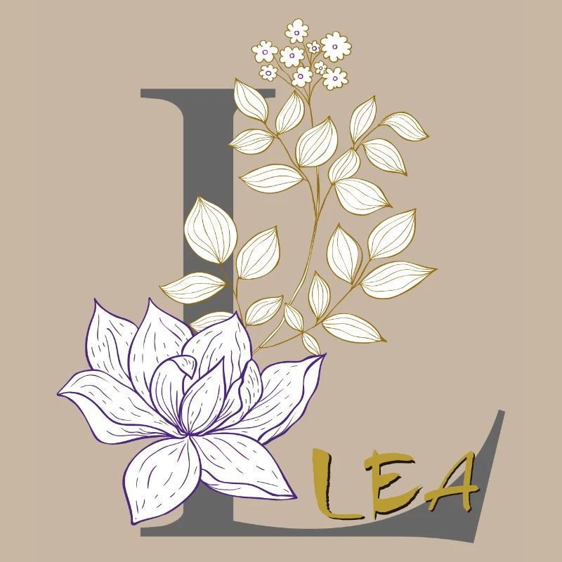 Letter L Initial Lea