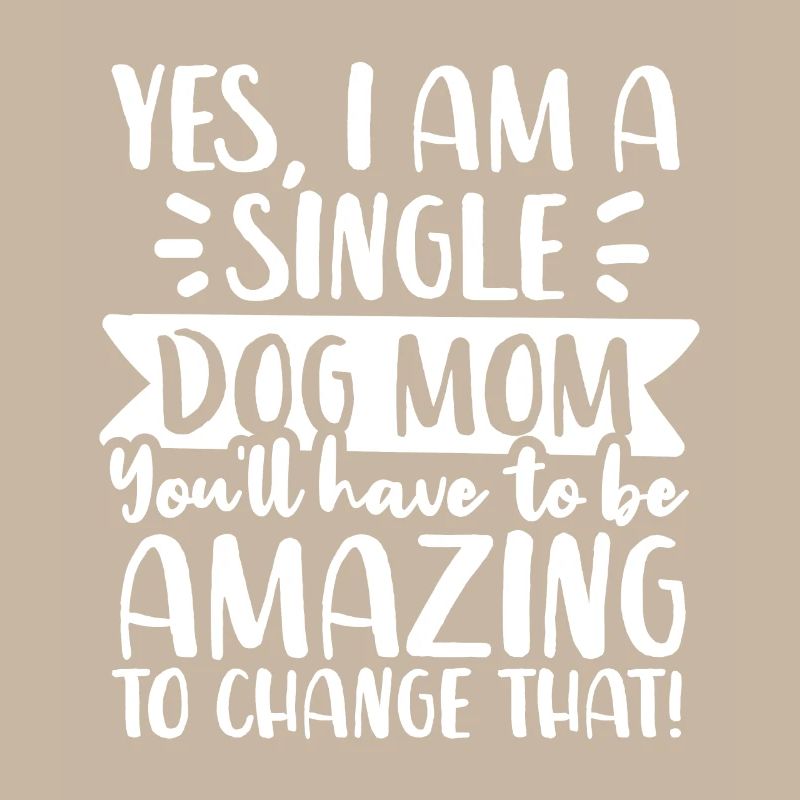 Chien Maman Mère Célibataire