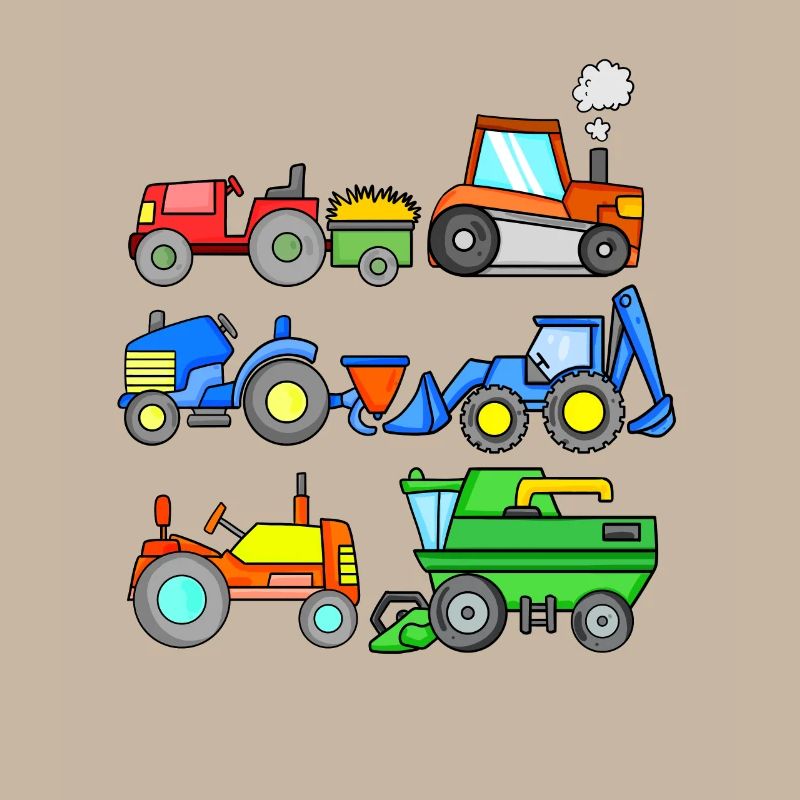 Construction site vehicles