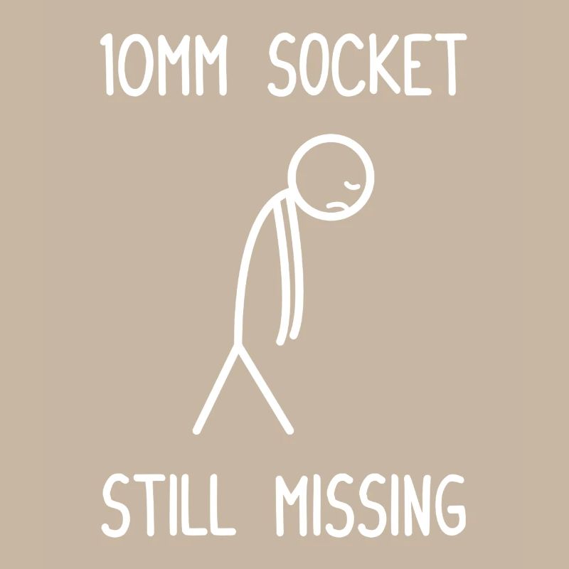 10mm Socket still missing car guy mechanic