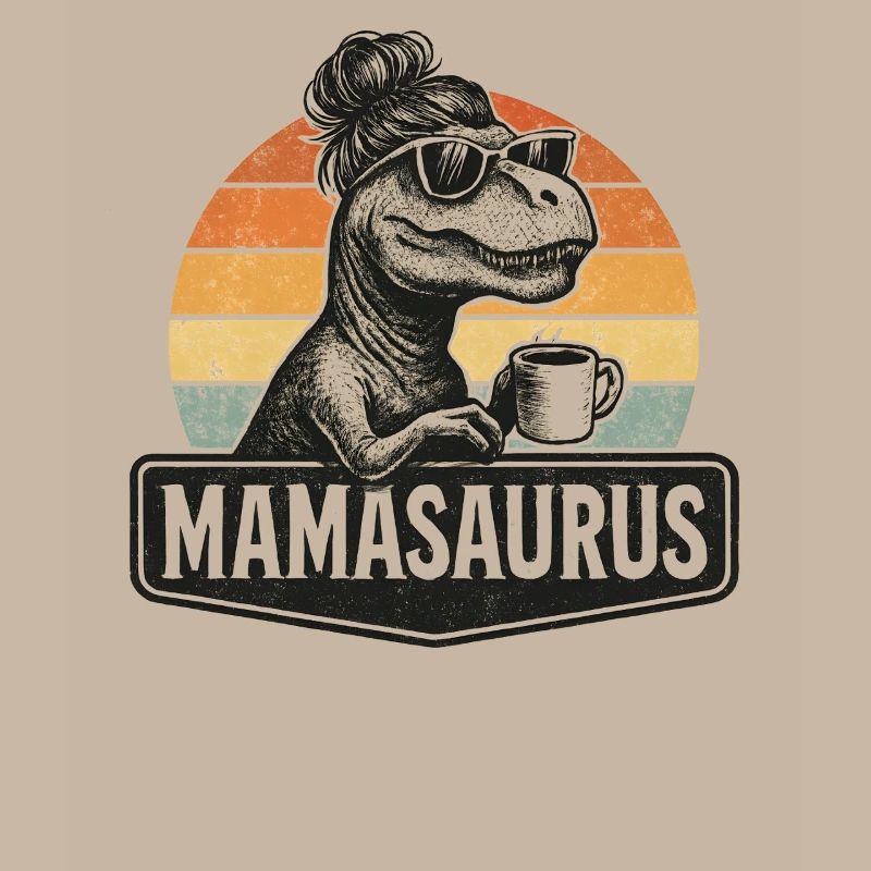 Mamasaurus Mama Mutter Geschenkidee Humor Lustig