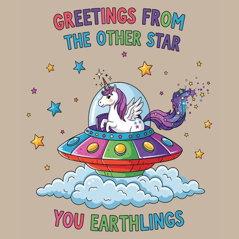 Licorne vue de l’espace