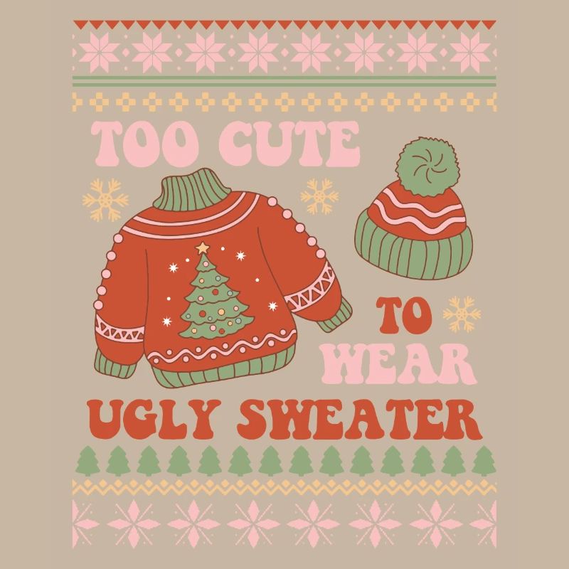 Pull de Noël moche