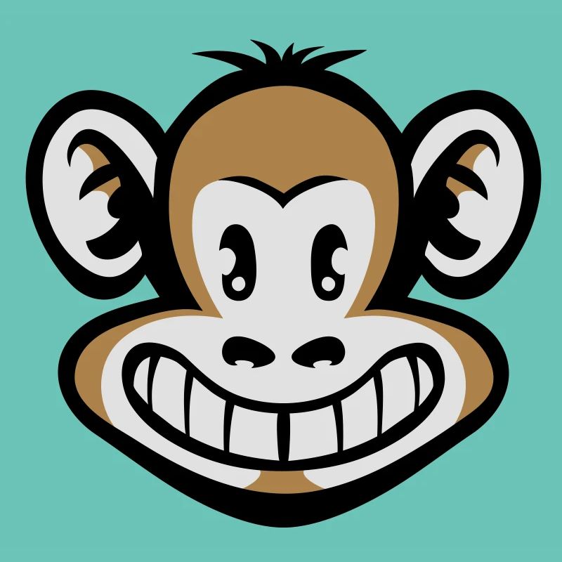 Cartoon monkey flex