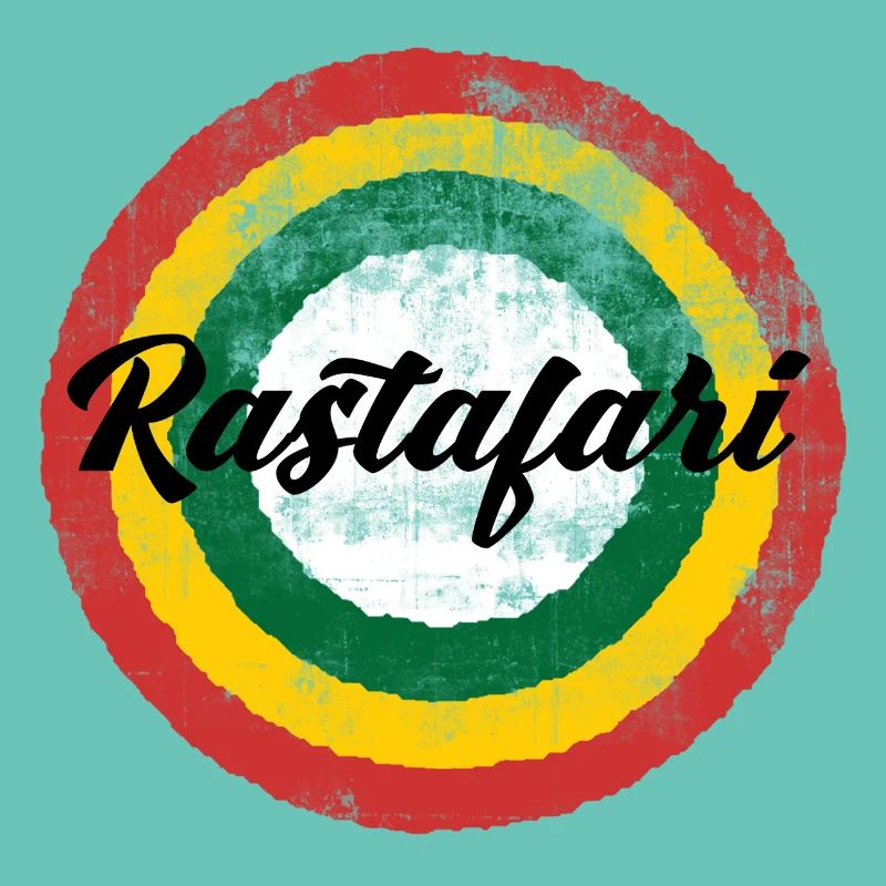 Conception de la roue chromatique rastafari