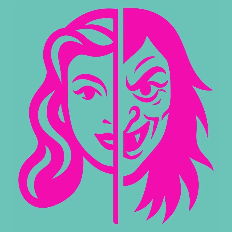 Split Face Contrast
