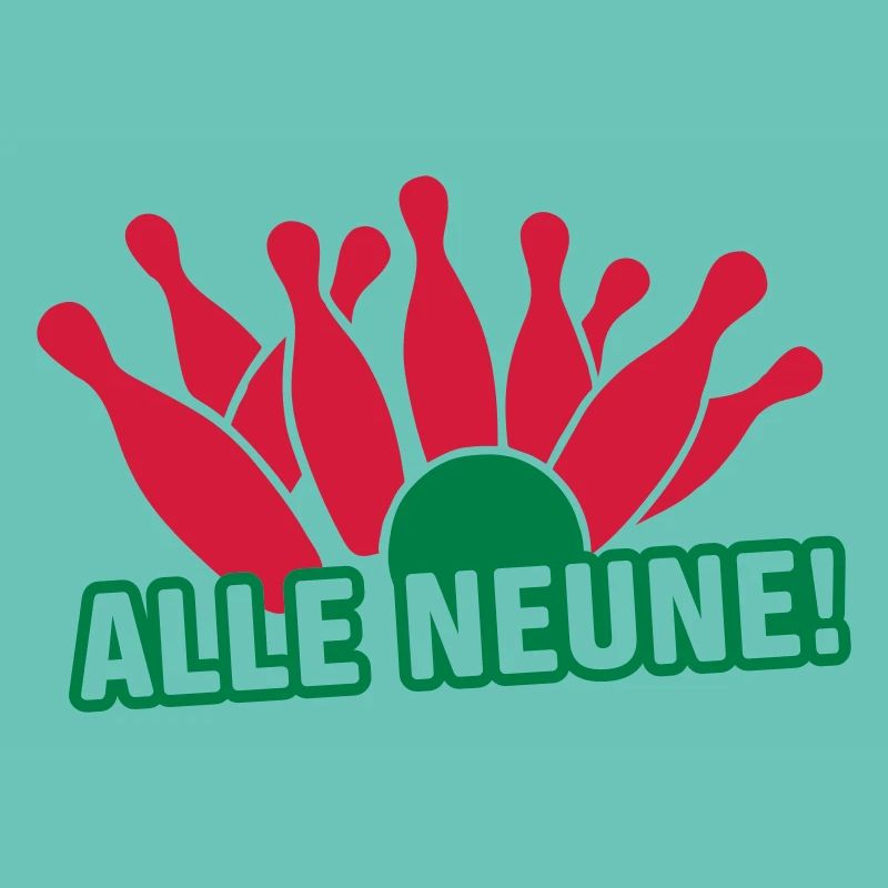 Bowling - all nine! Cone