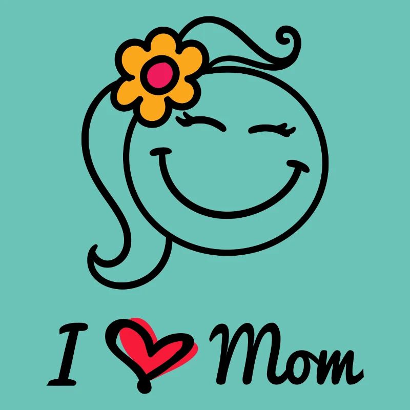 Ich Liebe Mama Herz Mutter Mutter Muttertag Spruch