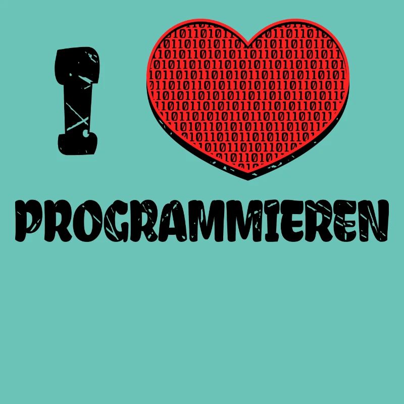 Developer Herz Webentwickler Statement Computer