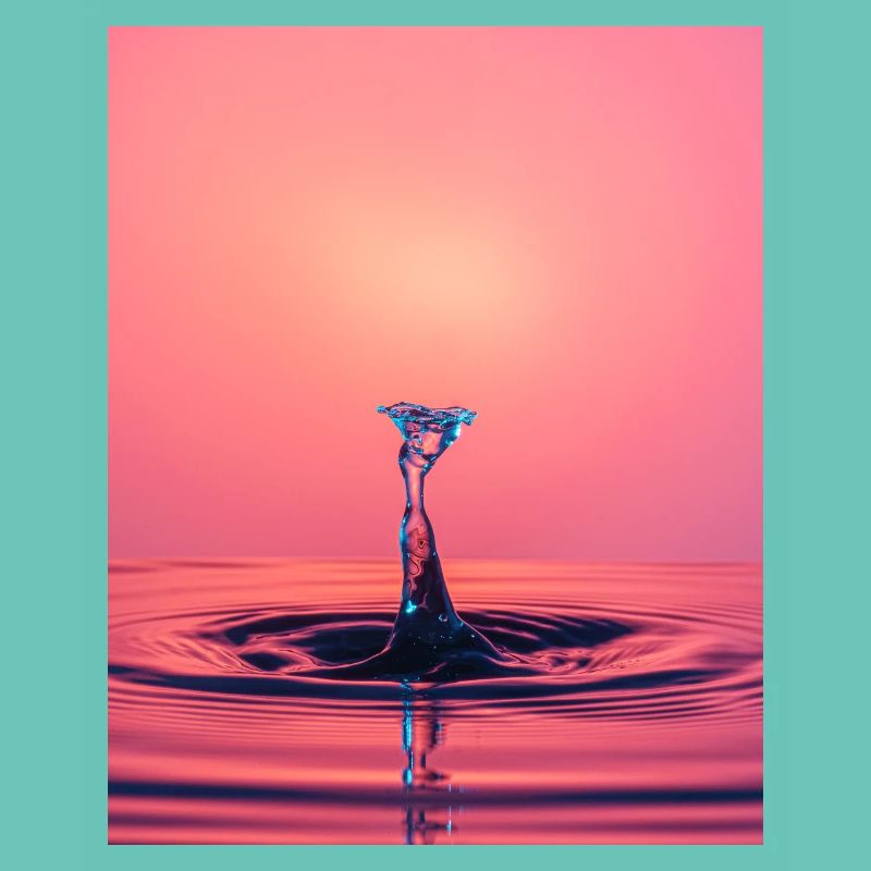 Flüssiger abstrakter Spritzer